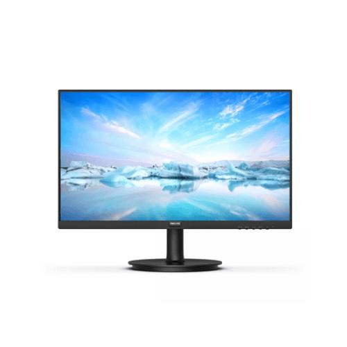 Black PHILIPS 24 Frameless Full HD (1920 x 1080) 100Hz Monitor, VESA, HDMI x1, VGA Port x1, Eye Care, 4 Year Advance Replacement Warranty, 241V8LB