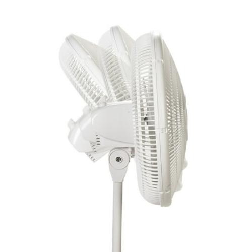 Lasko 16 Oscillating 3-Speed Pedestal Fan with Adjustable Height, 47 H, White, S16200, New