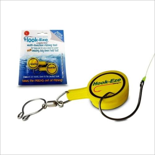 Hook-Eze Twin Pack, Yellow Fishing Hook, 1 Size