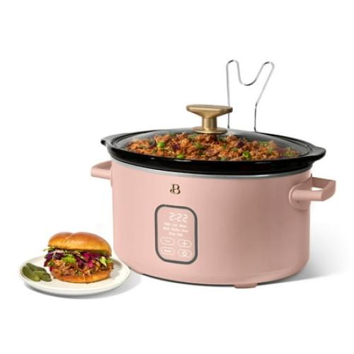 Beautiful 6 Qt Programmable Slow Cooker, Rose by Drew Barrymore