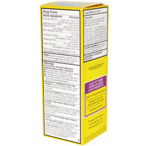 Hyland's Cold 'n Cough 4 Kids 4 oz (Pack of 4)