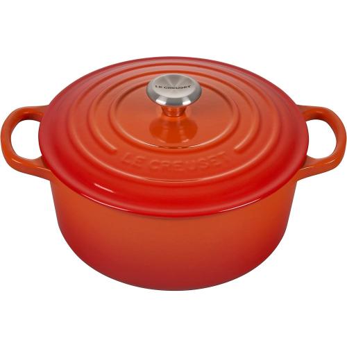 Le Creuset Enameled Cast Iron Signature Round Dutch Oven, 3.5 qt. , Flame