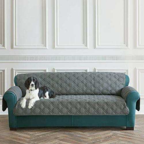 SureFit Pet Protector Sofa Furniture Cover in Chocolate