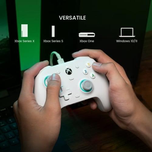 Color Blue GameSir G7 SE Wired Controller for Xbox Series X|S, Xbox One & Windows 10/11, Plug and Play Gaming Gamepad with Hall Effect Joysticks/Hall Trigger, 3.5mm Audio Jack