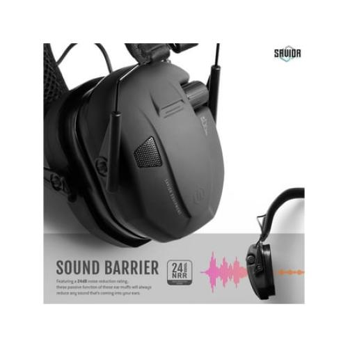 Savior Equipment Apollo Electronic Sound Suppressor, Black, Collapsed: 5.5 x 5.5 x 4