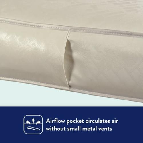 Kolcraft Pediatric 800 Extra Firm Ultra Deluxe Crib Mattress and Toddler Mattress, 80 Coil White