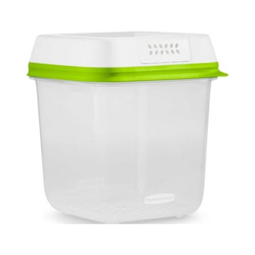 Set of 2 Color Green Rubbermaid Clear Plastic Dishwasher Safe Strawberry Food Storage Container (2 Count)