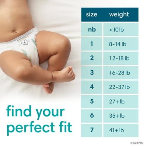 Pampers Pure Diapers Size 2, 186 Count (Select for More Options)
