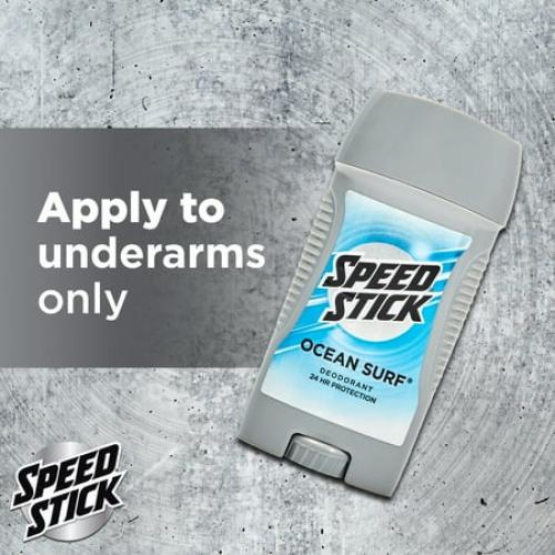 Speed Stick Antiperspirant Deodorant for Men, Ocean Surf, 3 oz, 4 Pack
