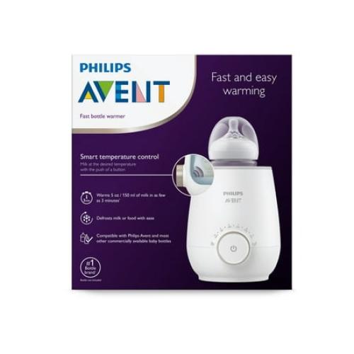Philips Avent Fast Baby Bottle Warmer with Smart Temperature Control and Automatic Shut-Off SCF358/00