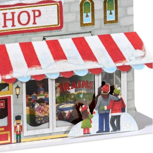 American Greetings Magic Moments Christmas Pop-Up Village Collectible Decoration (Toy Shop)
