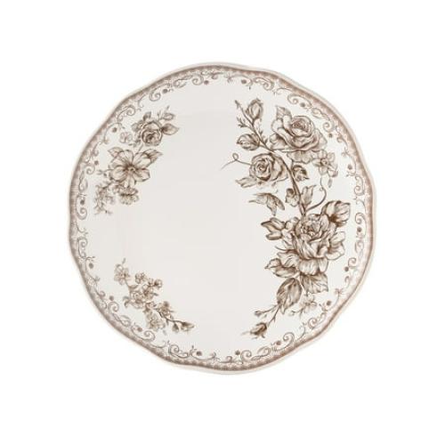 The Pioneer Woman Agatha 12-Piece Stoneware Dinnerware Set, Brown