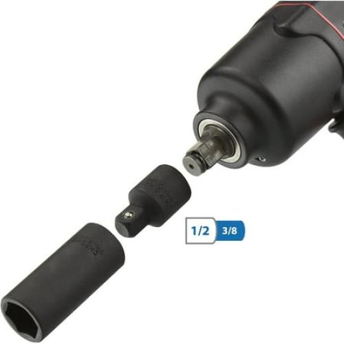 Sizes 1/4”, 3/8”, 1/2, 3/4”, 1 NEIKO 30223A 8 PC Impact Socket Adapter Set, Standard SAE, Cr-V Steel, Impact Driver & Wrench Conversion Kit, Locking Impact Socket Adapters & Reducer Set, Ball Detent, 1/4”, 3/8”, 1/2, 3/4”, 1”