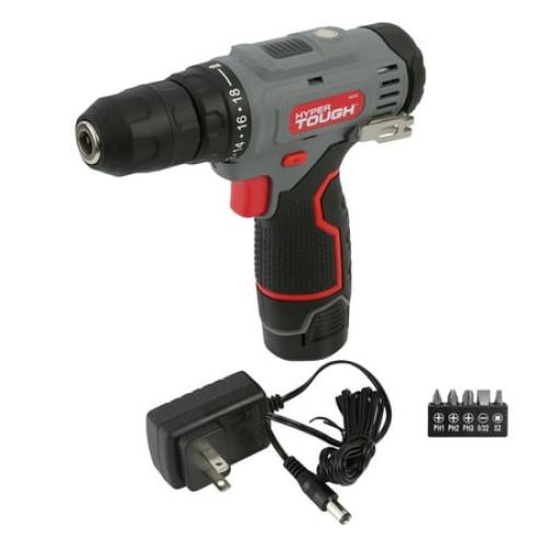 Hyper Tough 12V Max Cordless Drill Project Kit, 55-Piece, Holiday Gift