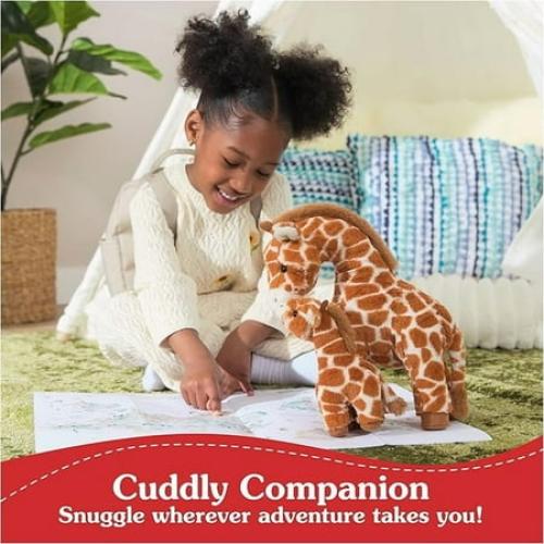 GUND Solana Giraffe and Baby Plush, Premium Giraffe Stuffed Animals for Ages 1 and Up, Brown, 10‚Äù