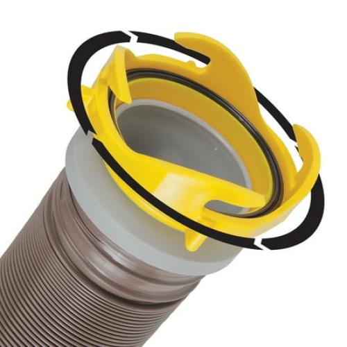 Camco Revolution 360 20-Foot Heavy-Duty Camper/RV Sewer Hose Kit | HTS Vinyl, Multicolor (39628)