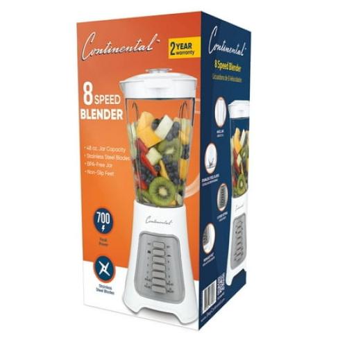 Continental Electric Blender 8 Speeds ⚠️MISSING BLADE⚠️
