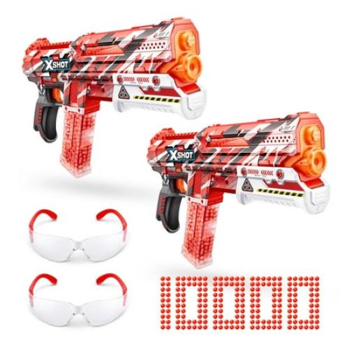 XSHOT Hyper Gel Clutch Blaster 2 pack (5,000 Hyper Gel Pellets) by ZURU for Ages 14