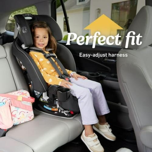Graco SlimFit 3-in-1 Car Seat, Jarret, Black ‼️used and possibly could have stains ‼️