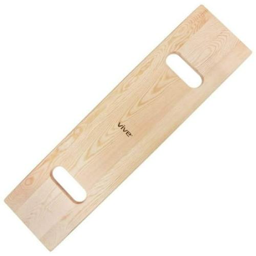 Vive Transfer Board (36 by 12) - Patient Slide Assist Device - Transferring from Wheelchair to Bed, Toilet, Car, Bathtub - Heavy Duty Sliding for Elderly