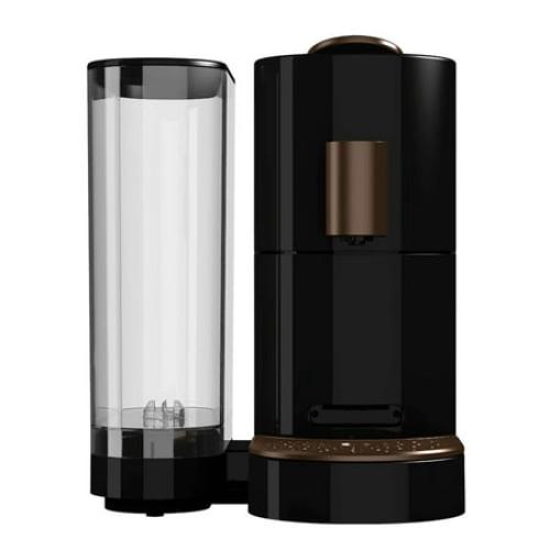 K-fee Twins II Single Serve Coffee and Espresso Machine (Black/Copper) | Starbucks Verismo* Compatible