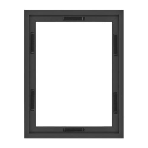 MCS Canvas Float Frames 16x20 Frame, Black Frame for Finished Canvases, Vertical & Horizontal Wall Hanging Large Frame with Adhesive for Canvas Paintings (1-Pack)