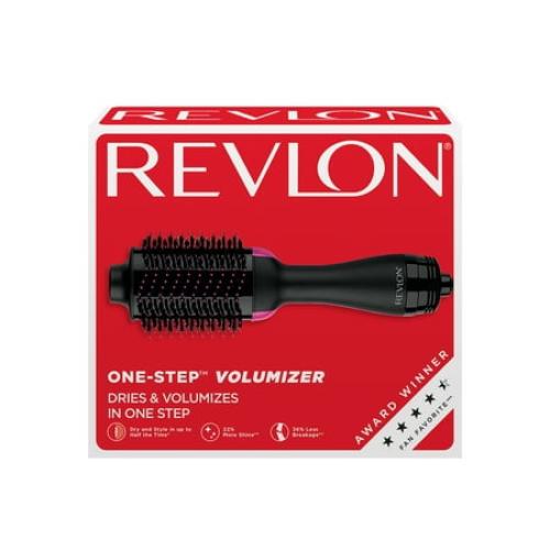 Revlon One-Step Volumizer Hair Dryer and Hot Air Brush, Black