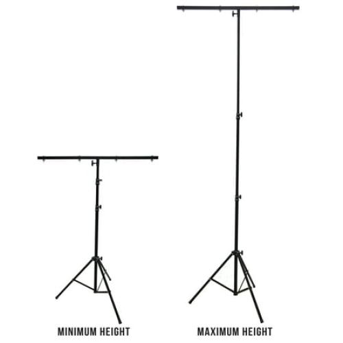 Harmony Audio HA-TBARSTAND Pro DJ Lighting Tripod & T-Bar Portable Light Stand