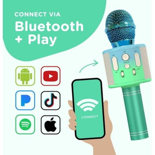 Pink Move2Play, Kids Karaoke Microphone | Personalize with Jewel Stickers | Birthday Gift for Girls, Boys & Toddlers | Girls Toy Ages 3, 4-5, 6, 7, 8  Years Old