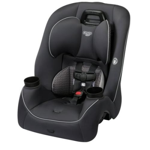 Cosco Kids Easy Elite Slim All-in-One Convertible Car Seat, Grey Glyphs