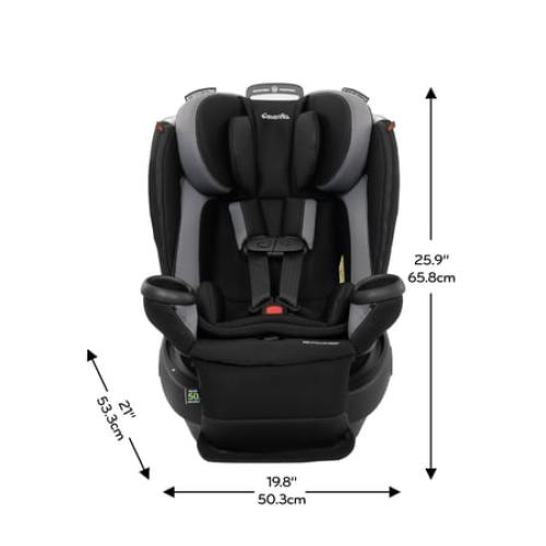 Revolve360 Extend All-in-One Rotational Car Seat with Quick Clean Cover (Revere Gray)