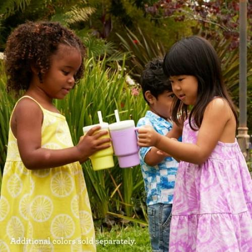 Infantino My 1st Tumbler – Adorable 9 oz. Training Cup with Toddler-Friendly Straw and Handle, Lilac