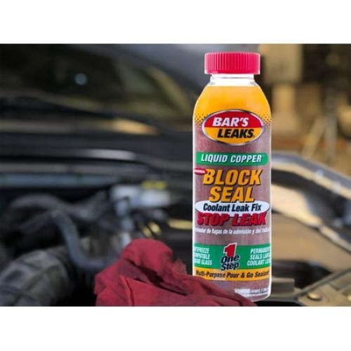 2 pack Bar's Leaks Block Seal Liquid Copper Coolant Leak Fix, 18 oz