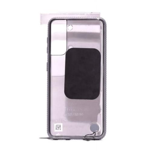 Samsung Clear Protective Cover EF-GG991 - Back cover for cell phone - black - for Galaxy S21 5G