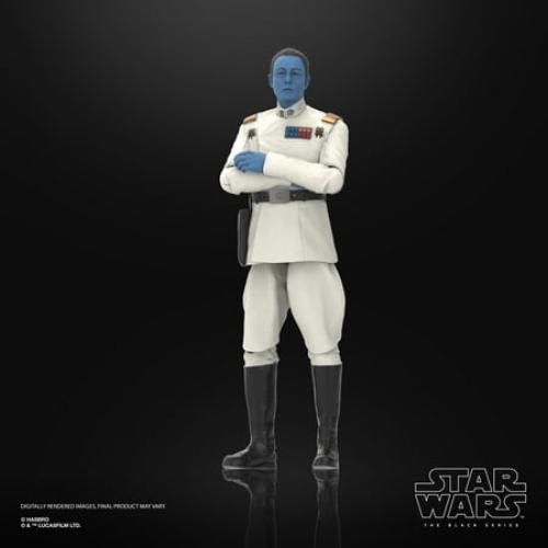 Size 6 inch Star Wars The Black Series Grand Admiral Thrawn Collectible Action Figure (6”)