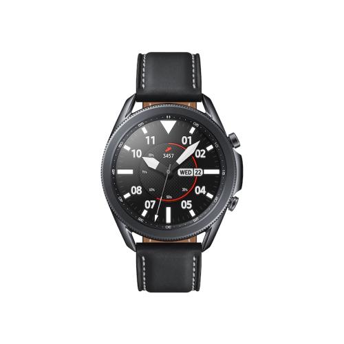 Samsung Galaxy 3 Black Leather Smart Watch-Sm-R840nzkaxar