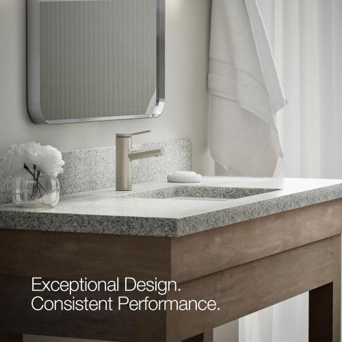 Elate Single-Handle Bathroom Sink Faucet in Vibrant Brushed Nickel, 1.2 GPM