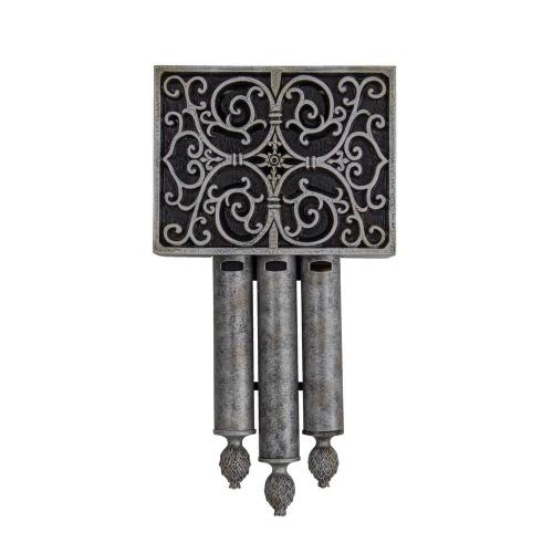 Hardwired Westminster Doorbell Chime-4 or 8-Note for Front Door, Single-Note for Secondary Entrances, Pewter Finish