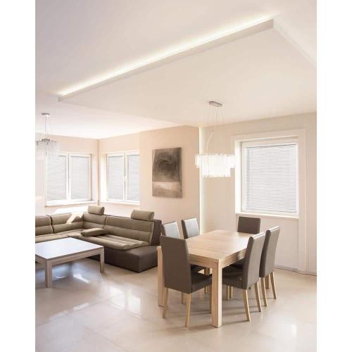 White Cordless Room Darkening Vinyl Mini Blind with 1 in. Slats 46 in. W x 60 in. L