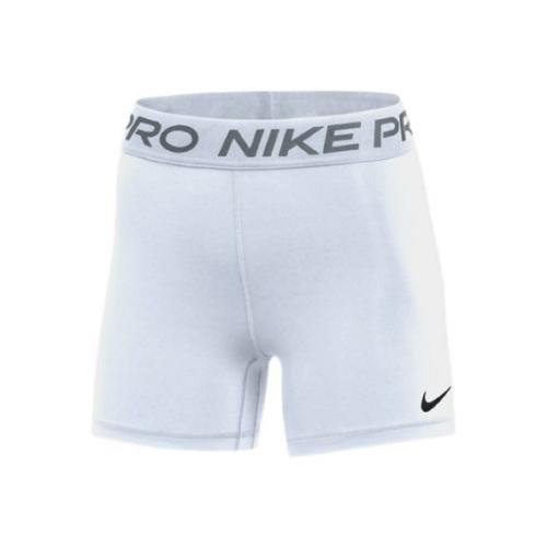 Nike Womens Pro 365 5 Inch Shorts (Large White)