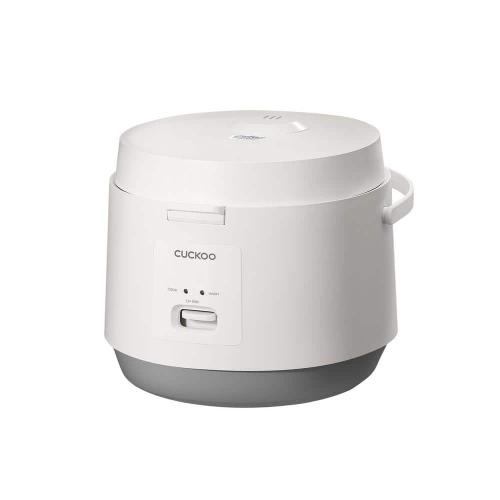 10-Cup (Uncooked)/20-Cup (Cooked) White Basic Rice Cooker and Warmer with Nonstick Inner Pot, Switch Press