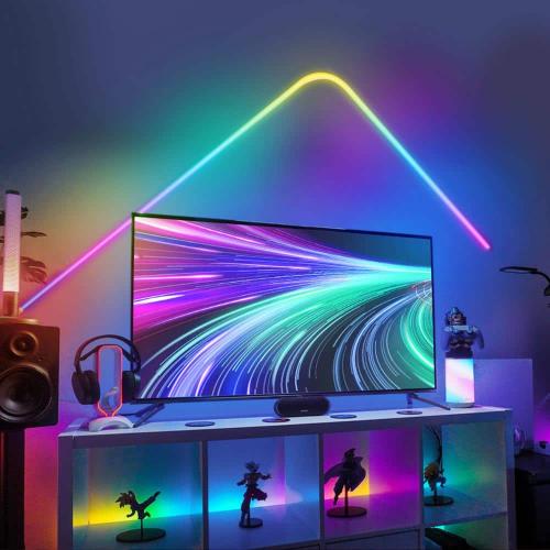 RGBIC 6.5 ft. Smart Neon Plug-In Indoor Color Changing Wi-Fi Enabled Rope Light (1-Rope)