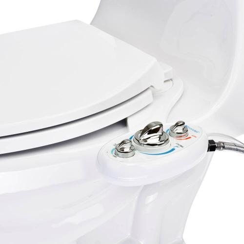 SouthSpa Left Handed Attachable Bidet System Bidet Attachment with Warm Water Temperature