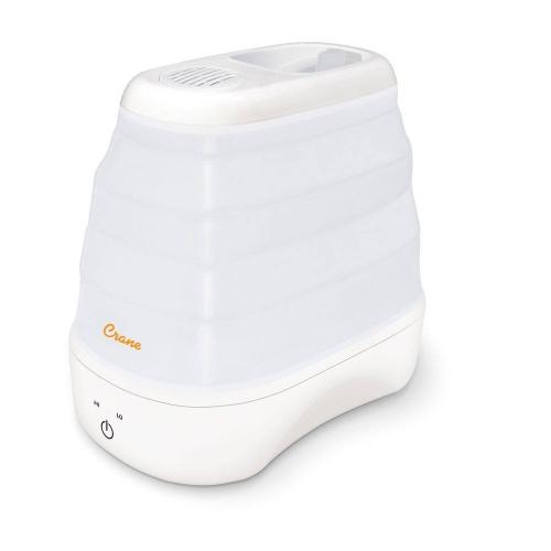 1 Gal. Warm Mist Collapsible Humidifier, White, Top Fill, for Medium Rooms Up to 500 sq. ft.