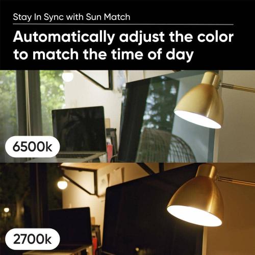 Wyze 60-Watt Equivalent A19 Tunable White Dimmable Wi-Fi LED Smart Light Bulb (2-Pack)