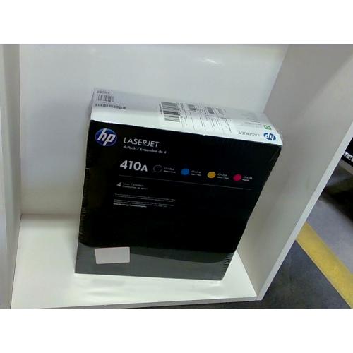 HP 410A Black, Cyan, Magenta, Yellow Toner Cartridges (4-pack) | Works with HP Color LaserJet Pro M452 Series, HP Color LaserJet Pro MFP M377, M477 Series | CF410AQ