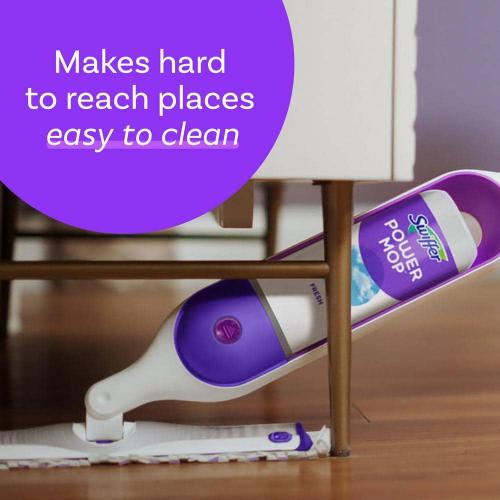 Power Mop Tile, Laminate and Wood Floor Starter Kit (1-Power Mop, 2-Pads, Cleaning Solution and Batteries)