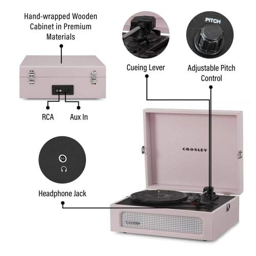 Voyager Turntable in Amethyst