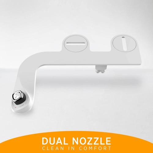 bioBidet SlimEdge Non-Electric Bidet Attachment System in White (no test)