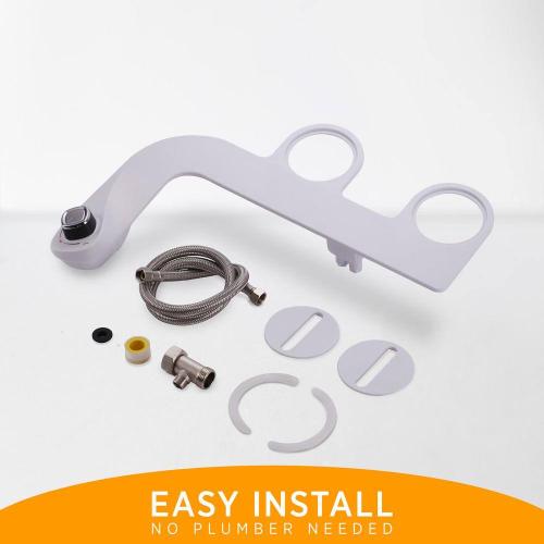 bioBidet SlimEdge Non-Electric Bidet Attachment System in White (no test)